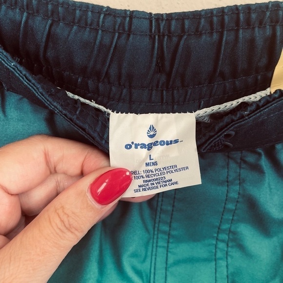 NWT O'rageous Swim Trunks Size‎ Large - Picture 3 of 5
